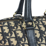 Christian Dior Vintage Navy Trotter Boston Bag