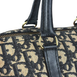 Christian Dior Vintage Navy Trotter Boston Bag