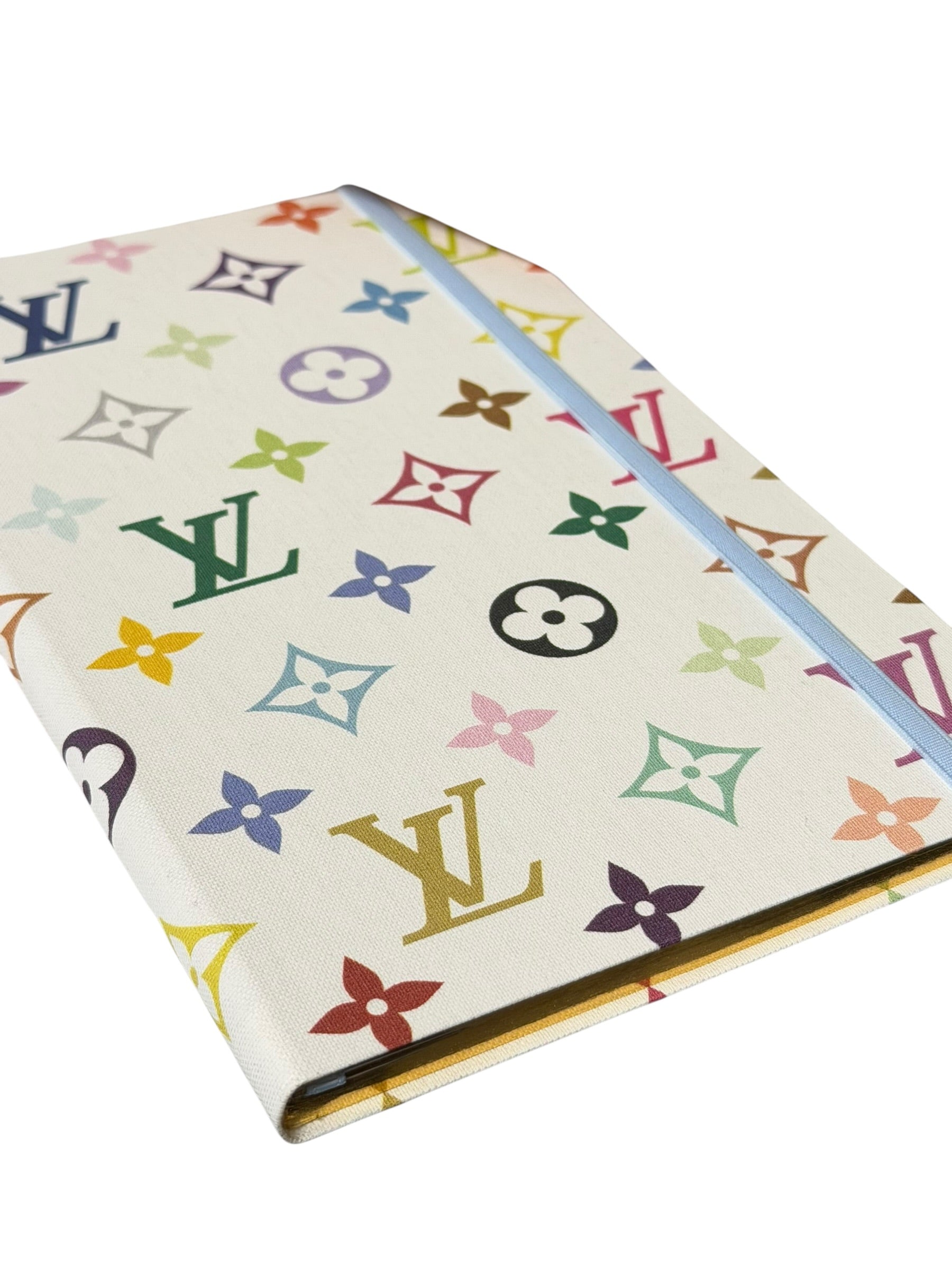 Louis Vuitton White Murakami Jane Notebook