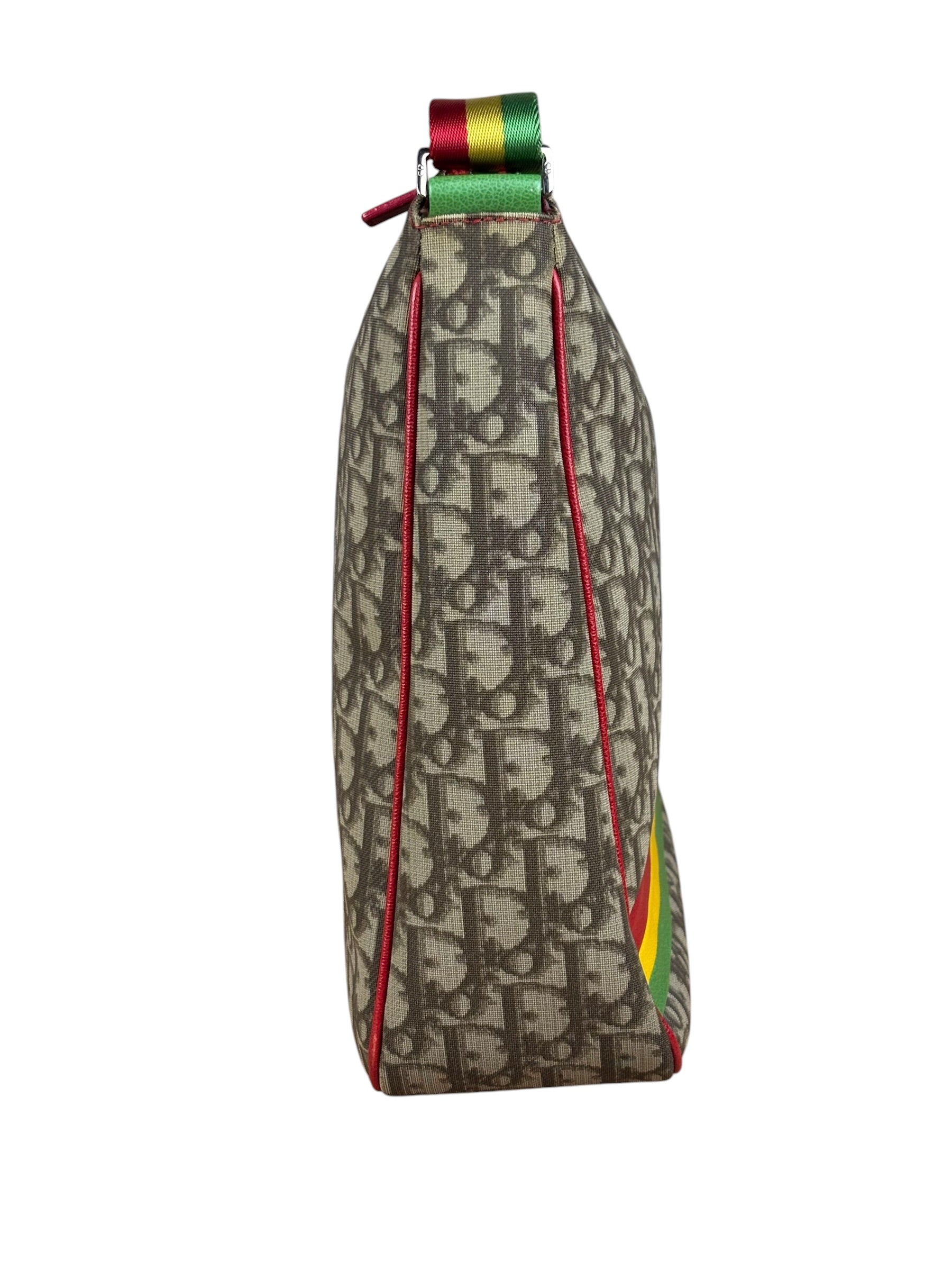 Christian Dior Vintage Rasta Trotter Crossbody Bag