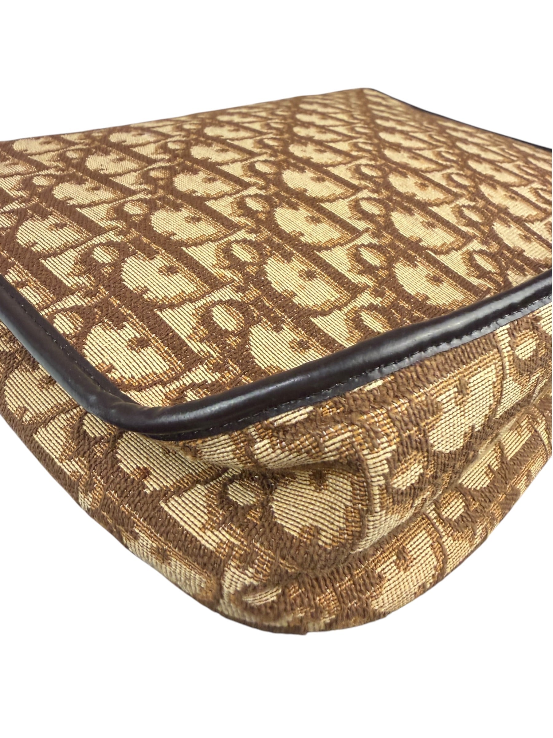 Christian Dior Vintage Brown Trotter Shoulder Bag