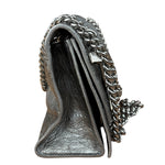 Balenciaga Silver Crush Small Souvenirs & Rhinestone Shoulder Bag