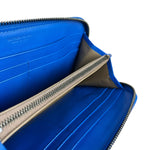 Bottega Veneta Intrecciato Long Wallet Blue
