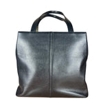 Burberry Black Leather Shoulder Tote