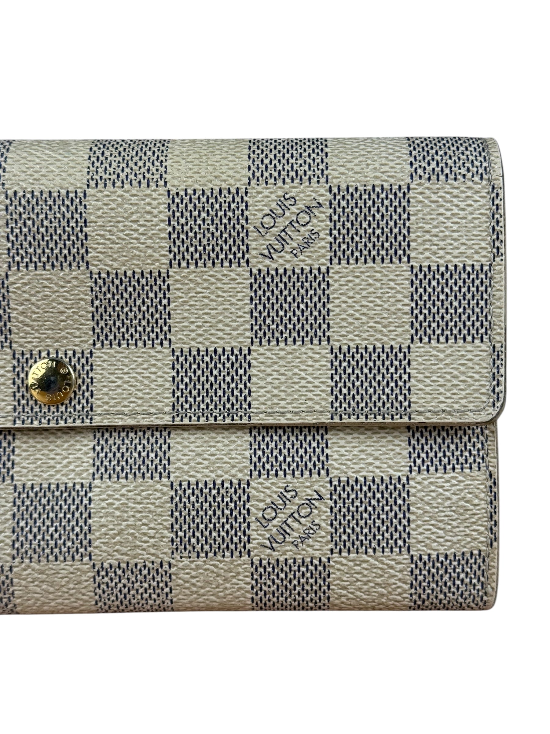 Louis Vuitton Damier Azur Sarah Long Wallet