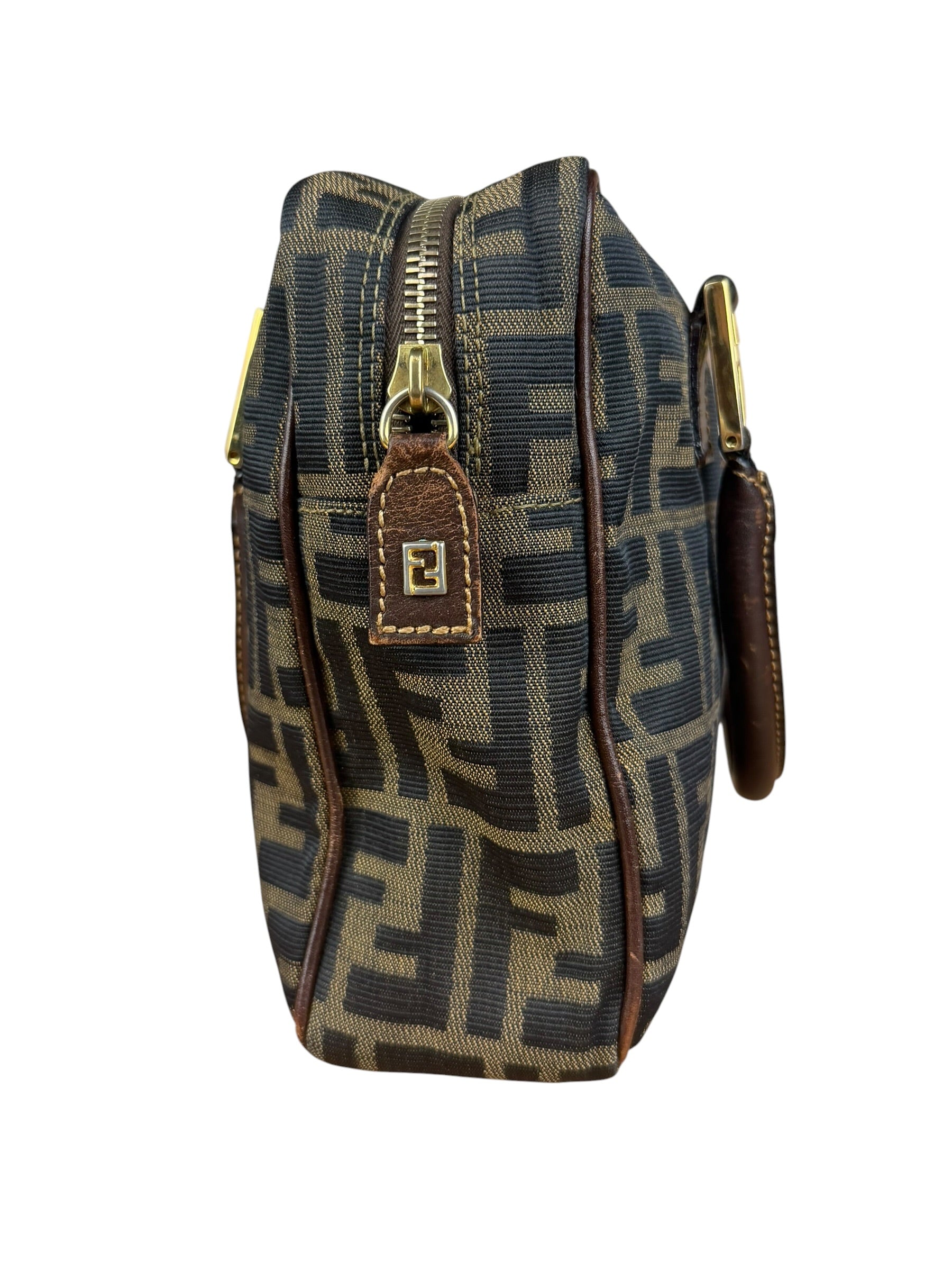 Fendi FF Vintage Zucca Mini Top Handle Bag