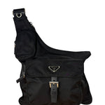 Prada Vintage Tessuto Nylon Asymmetrical Crossbody