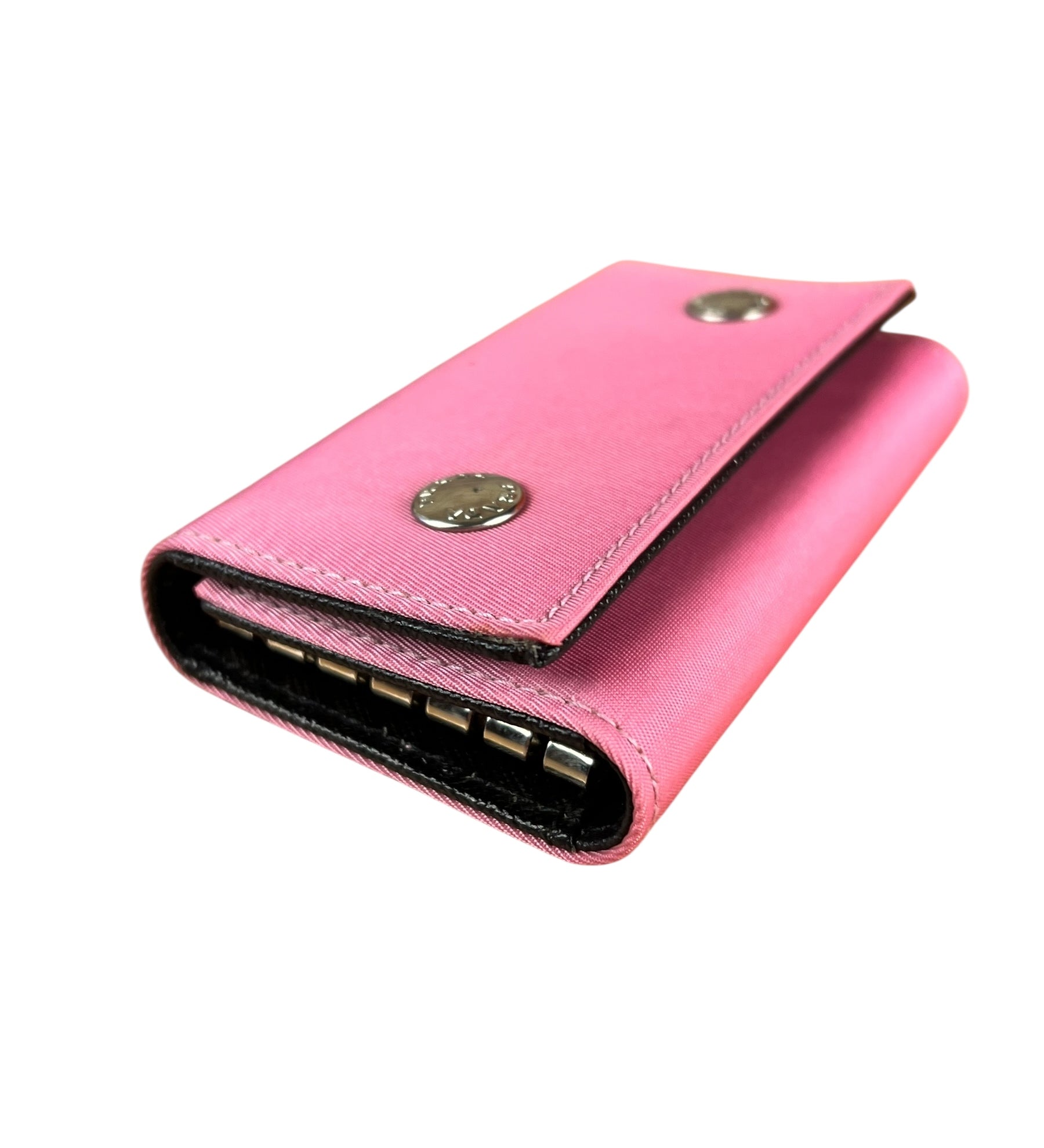 Prada Pink Nylon Key Holder