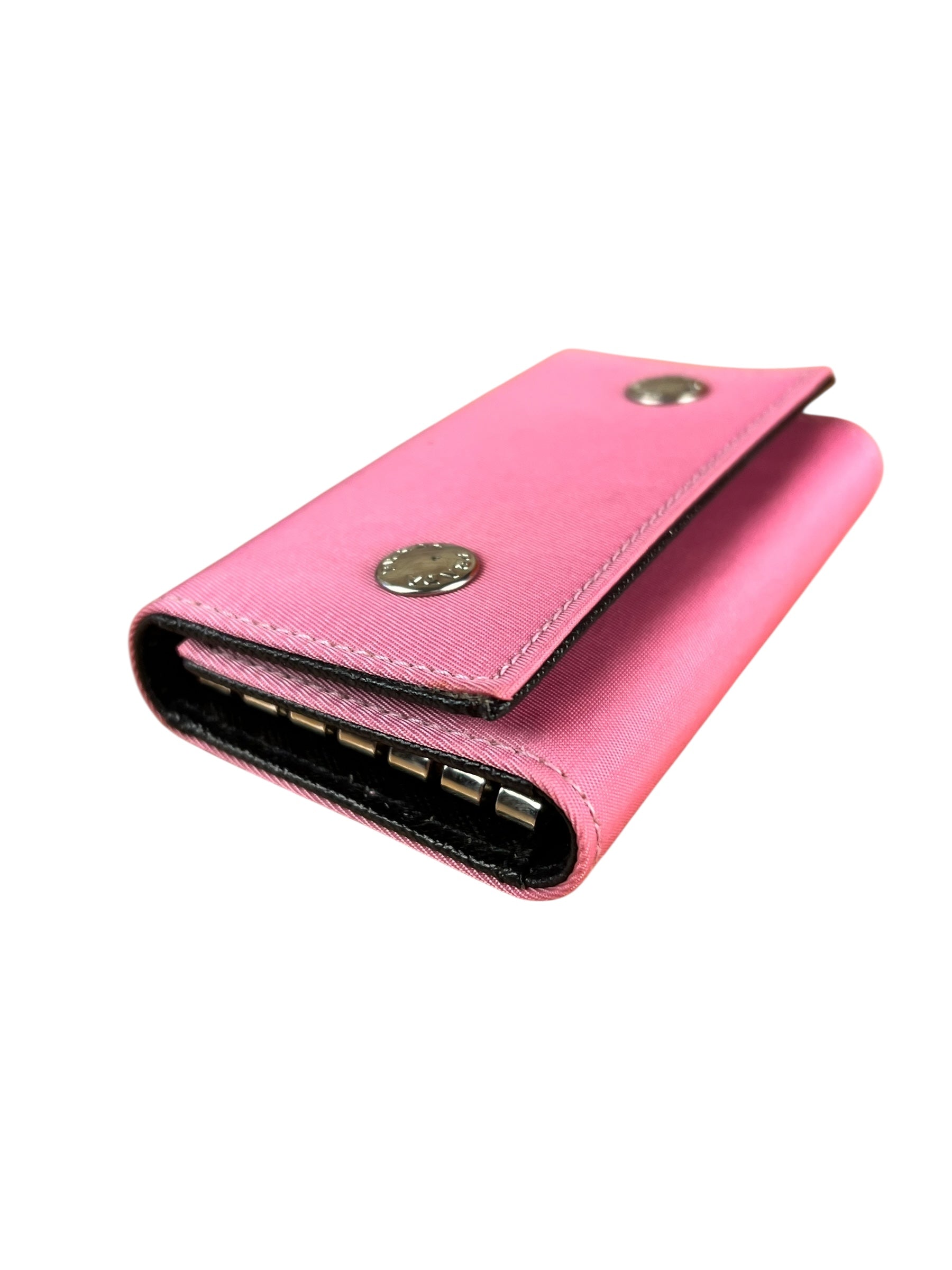 Prada Pink Nylon Key Holder