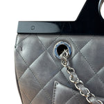 Chanel Dark Grey Cockpit Flap Shoulder Bag 2015