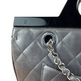 Chanel Dark Grey Cockpit Flap Shoulder Bag 2015