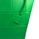 Bottega Veneta Green Acro Large Rubber Tote
