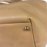 Chanel Turnlock CC Tan Leather Tote 2002