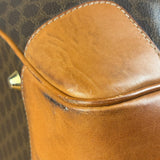 Celine Vintage Macadam Coated Canvas Weekender Travel Bag