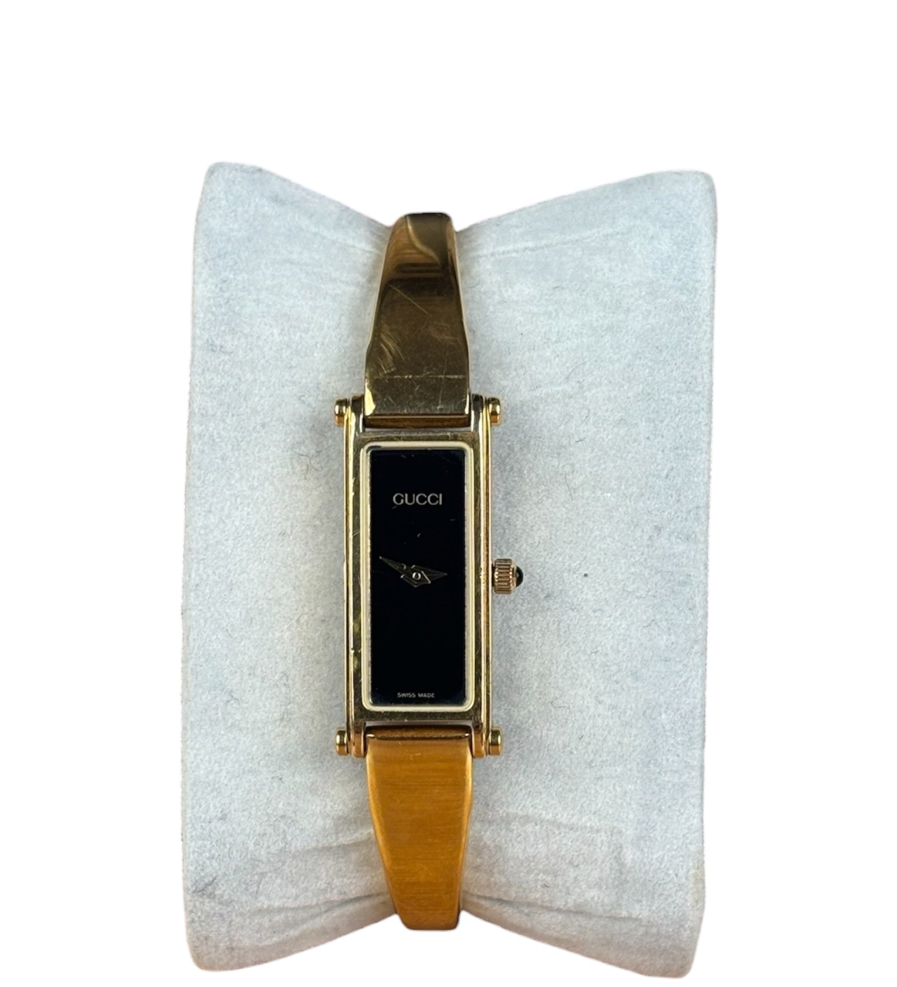 Gucci Vintage Gold 1500L Bangle Watch