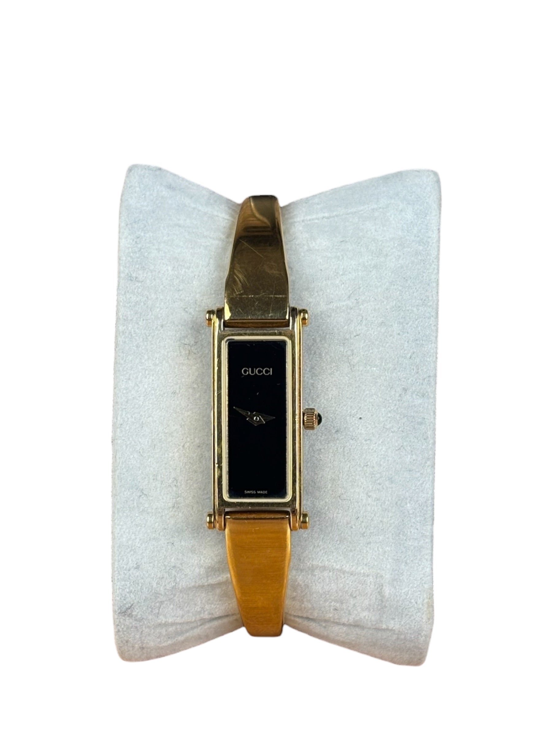 Gucci Vintage Gold 1500L Bangle Watch