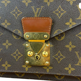 Louis Vuitton Monogram Monceau Lock Shoulder Bag