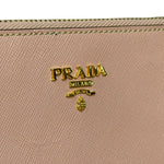 Prada Bicolor Saffiano Leather Mini Pochette