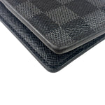 Louis Vuitton Black Damier Bi-Fold Cardholder