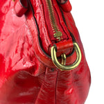 Coach Red Patent Leather Two-Way Bag