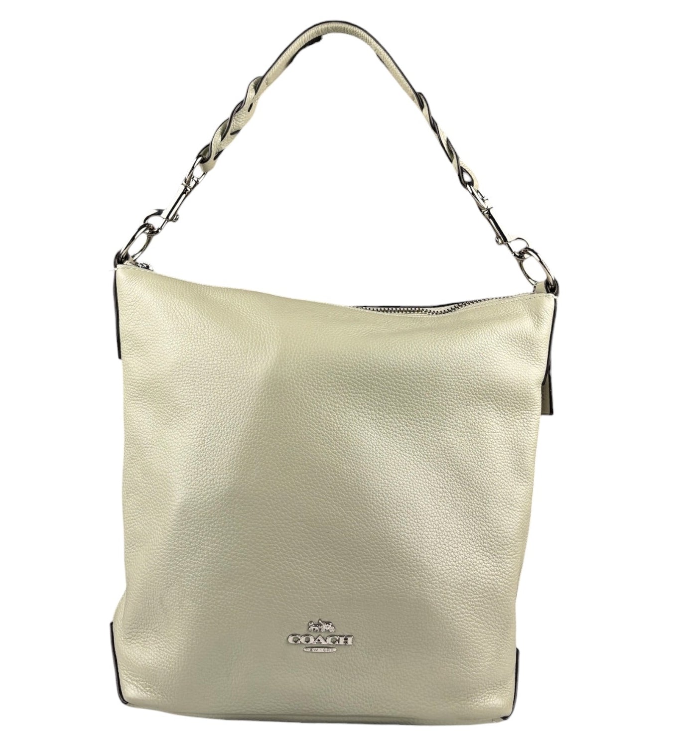 Coach Light Green Leather Laurel Shoulder Bag