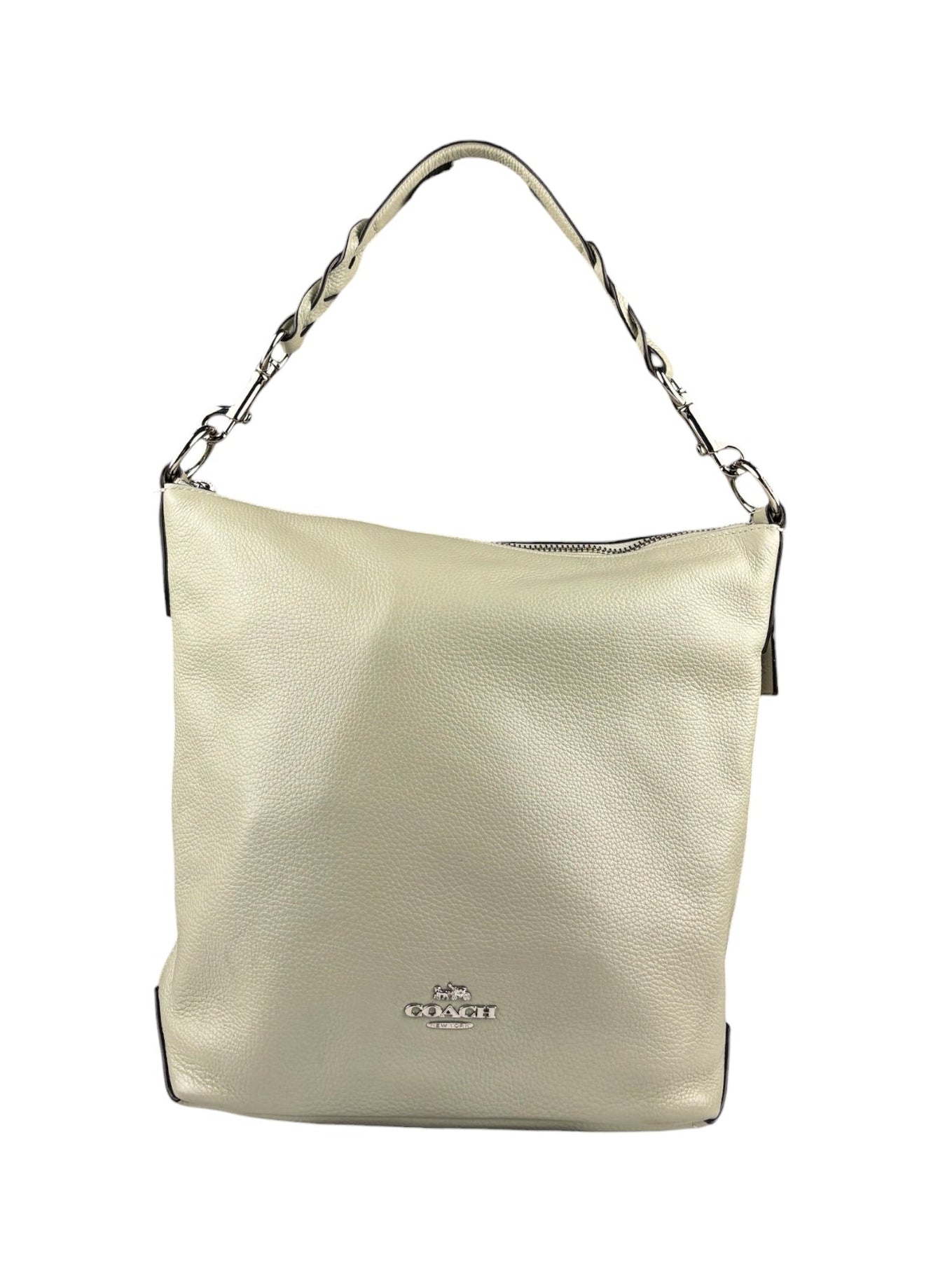 Coach Light Green Leather Laurel Shoulder Bag