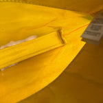 Burberry Yellow Vinyl Check Cosmetic Pouch