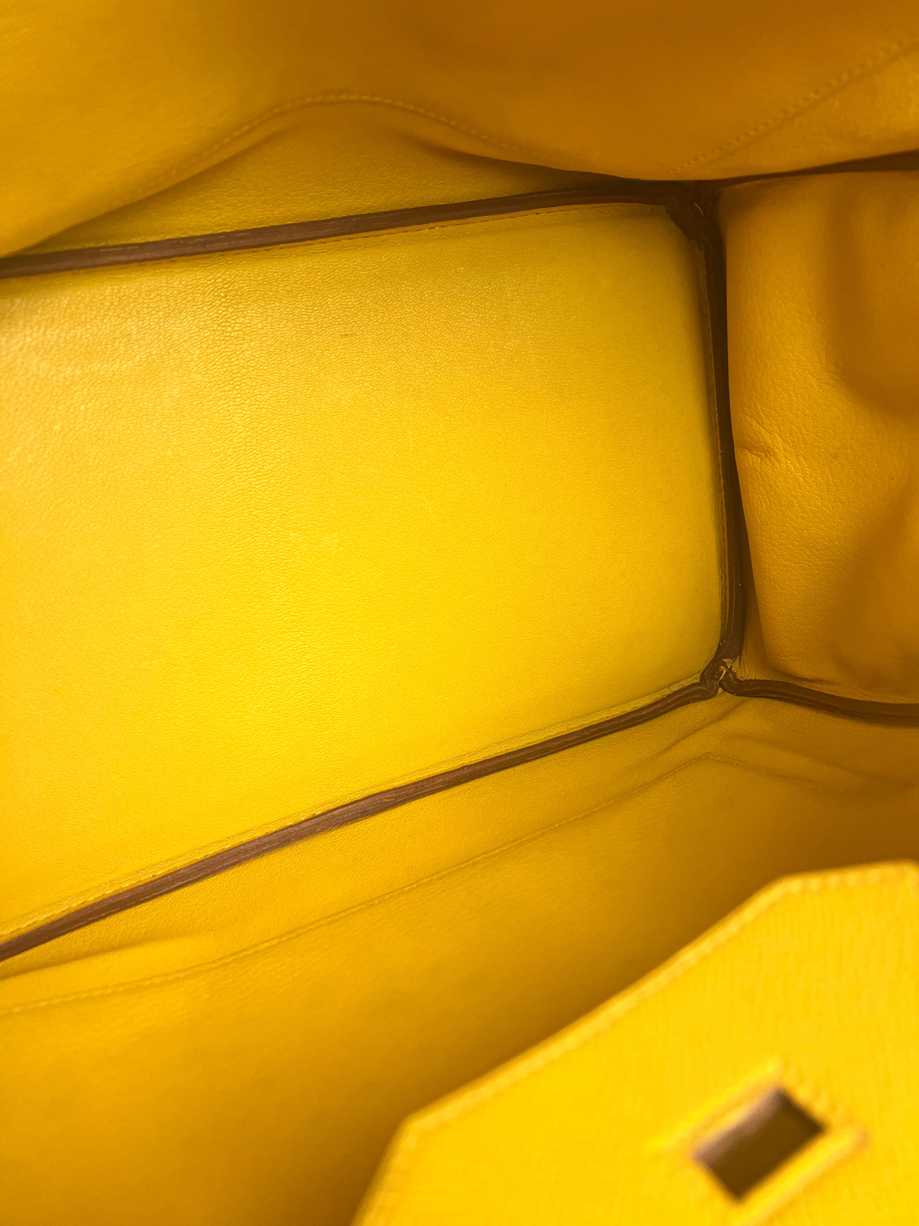 Hermes Birkin 35 Cushvel Havana x Jaune