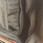 Celine Brown Pebbled Leather Boogie Handbag