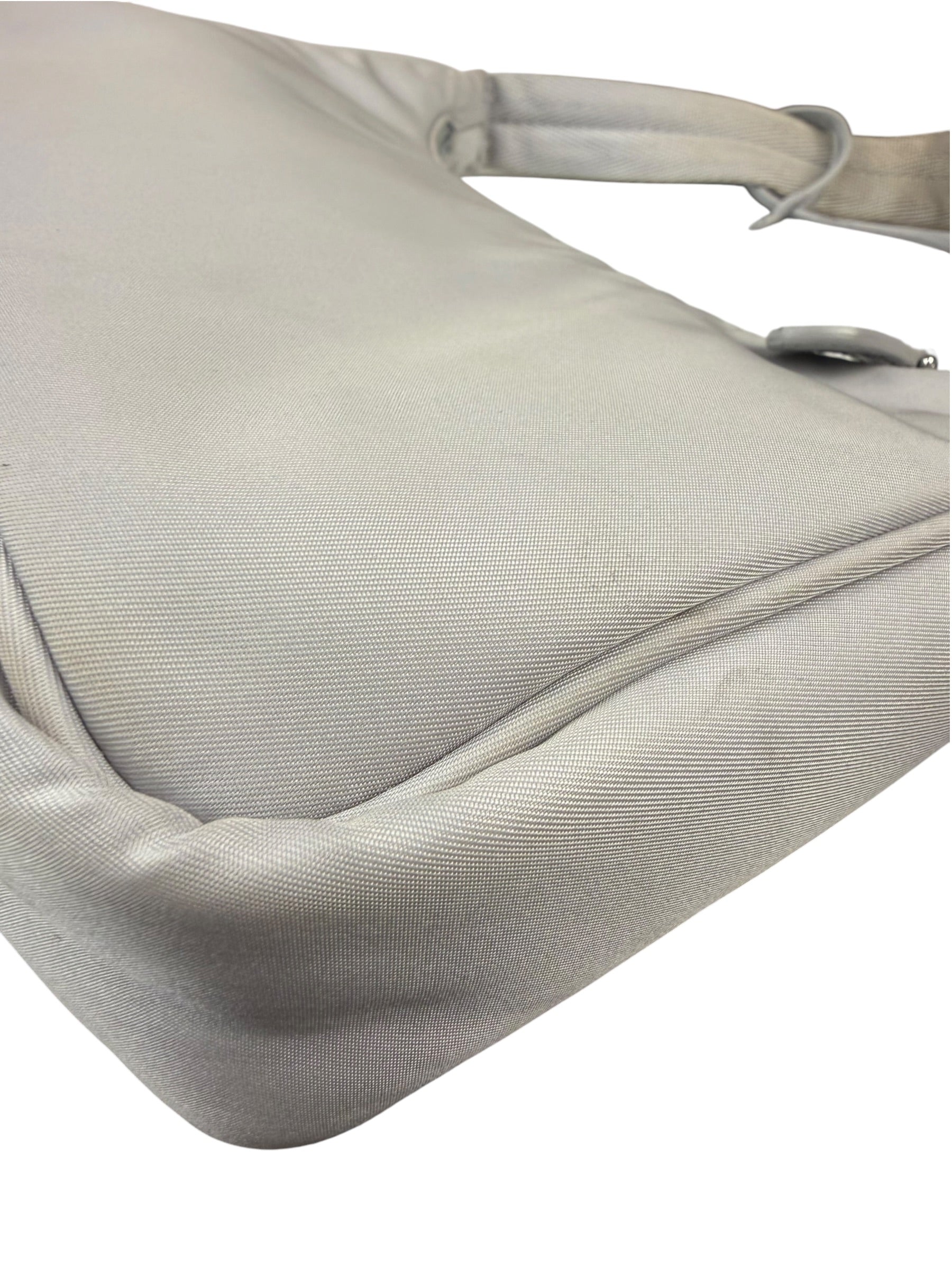 Prada Grey Nylon Re-Edition Pochette