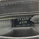 Fendi Black Leather Think Fendi Clutch