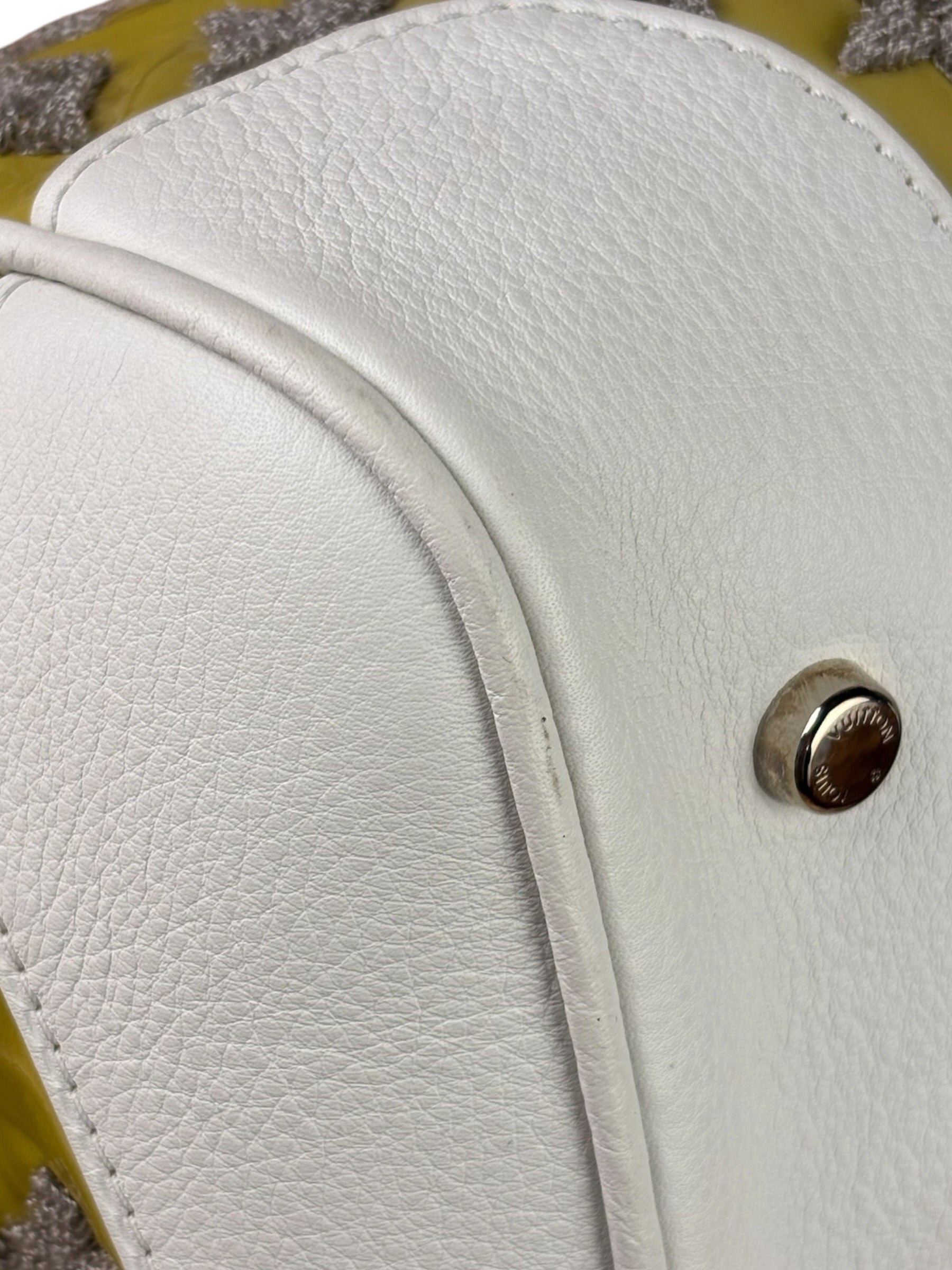 Louis Vuitton Yellow Monogram Bouclettes Speedy Round Handbag Spring 2012