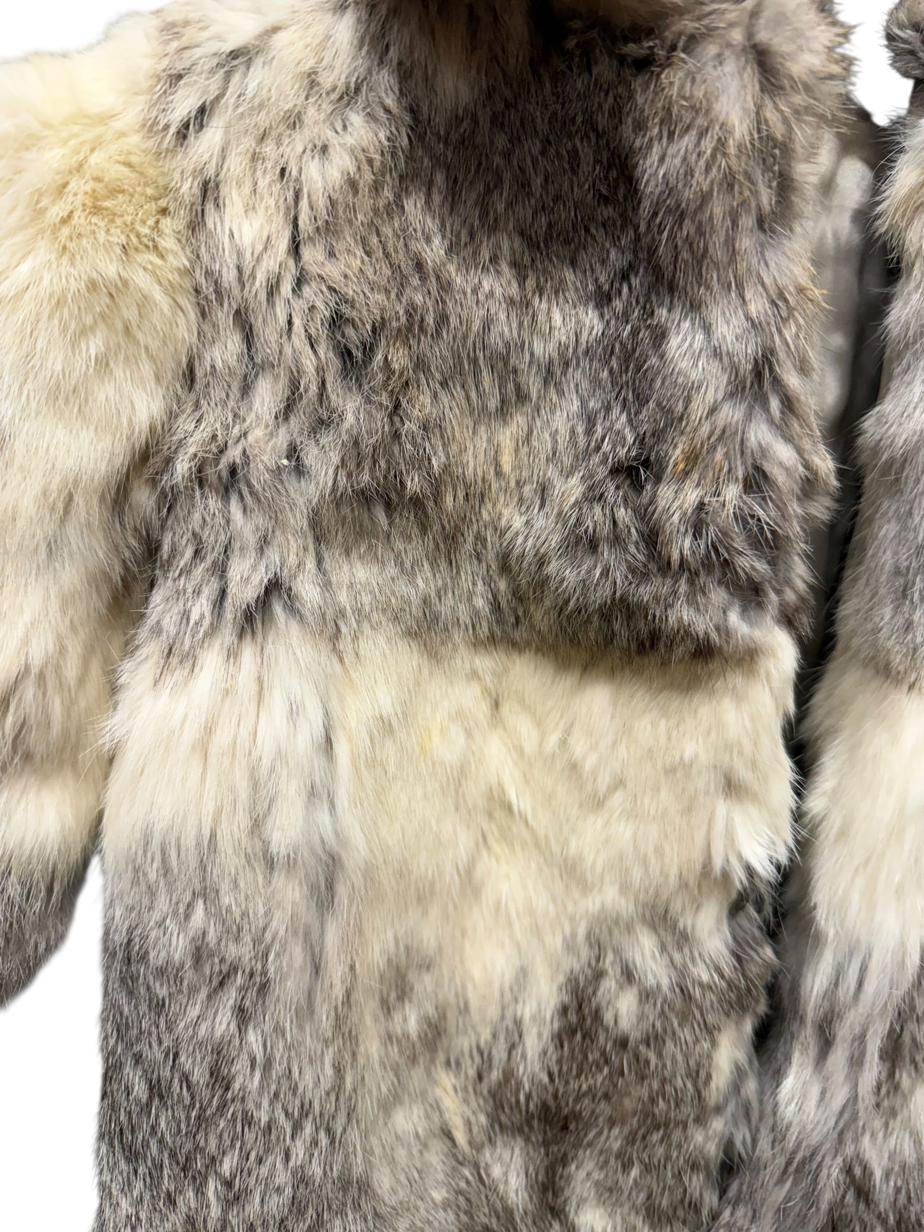 Vintage Ivory/Brown Chinchilla Fur Coat (Toddler's)