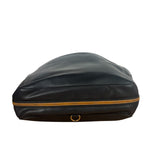Chloe Black Leather Roy Large Zip Shoulder Bag