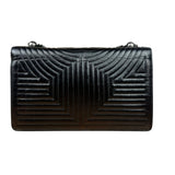 Chanel Black Leather Paris-Seoul Korean Garden Flap Bag 2015