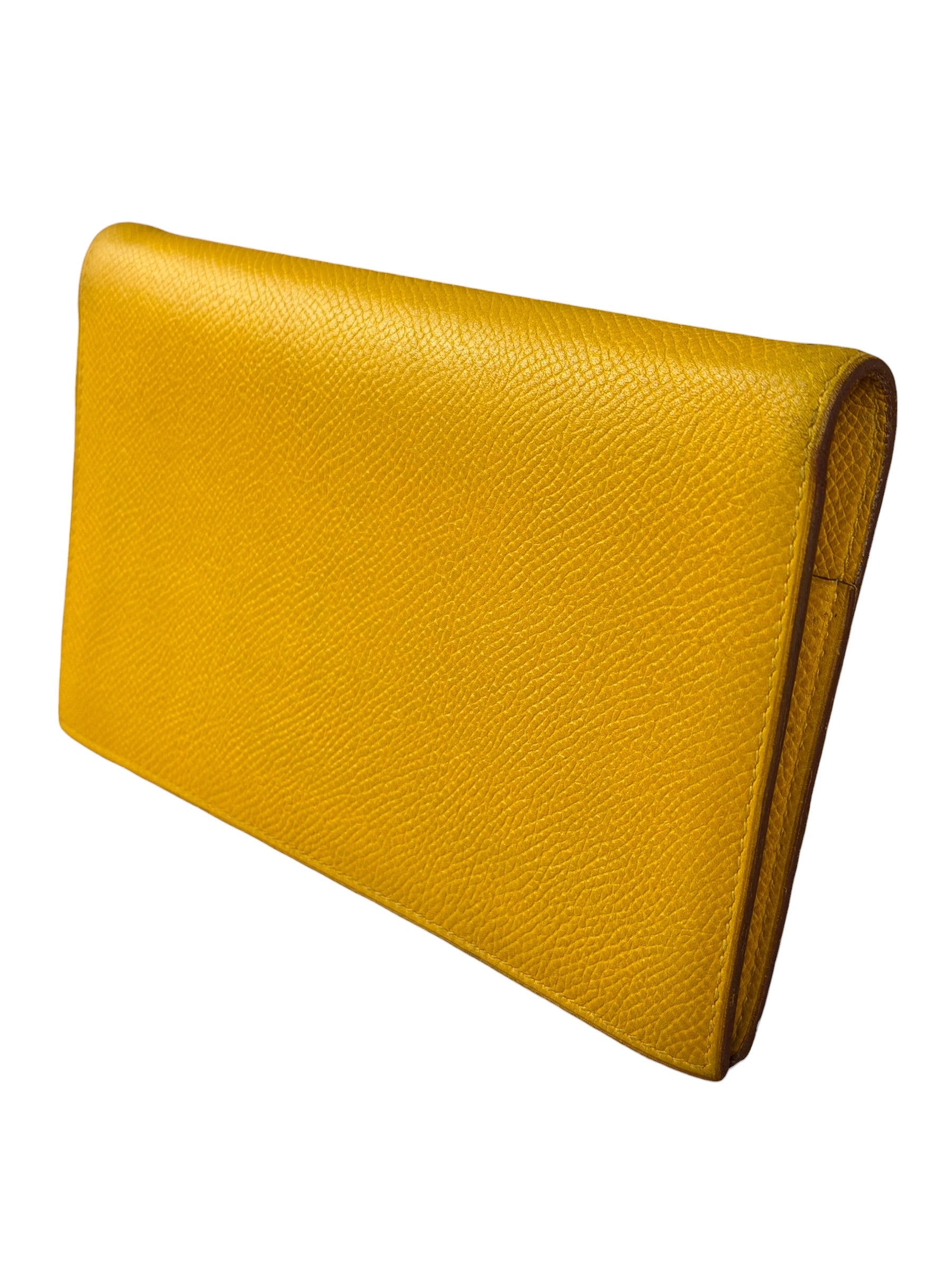 Hermes Yellow Leather Agenda Cover