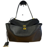 Balenciaga Medium Rodeo Leather 2Way Handbag Black