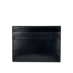 Balenciaga Black Leather Logo Card Holder