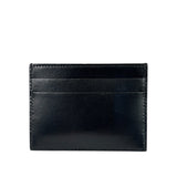 Balenciaga Black Leather Logo Card Holder