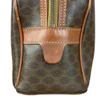 Celine Vintage Leather Macadam Dome Hand Bag