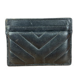 Yves Saint Laurent Quilted Black Joan Card Holder