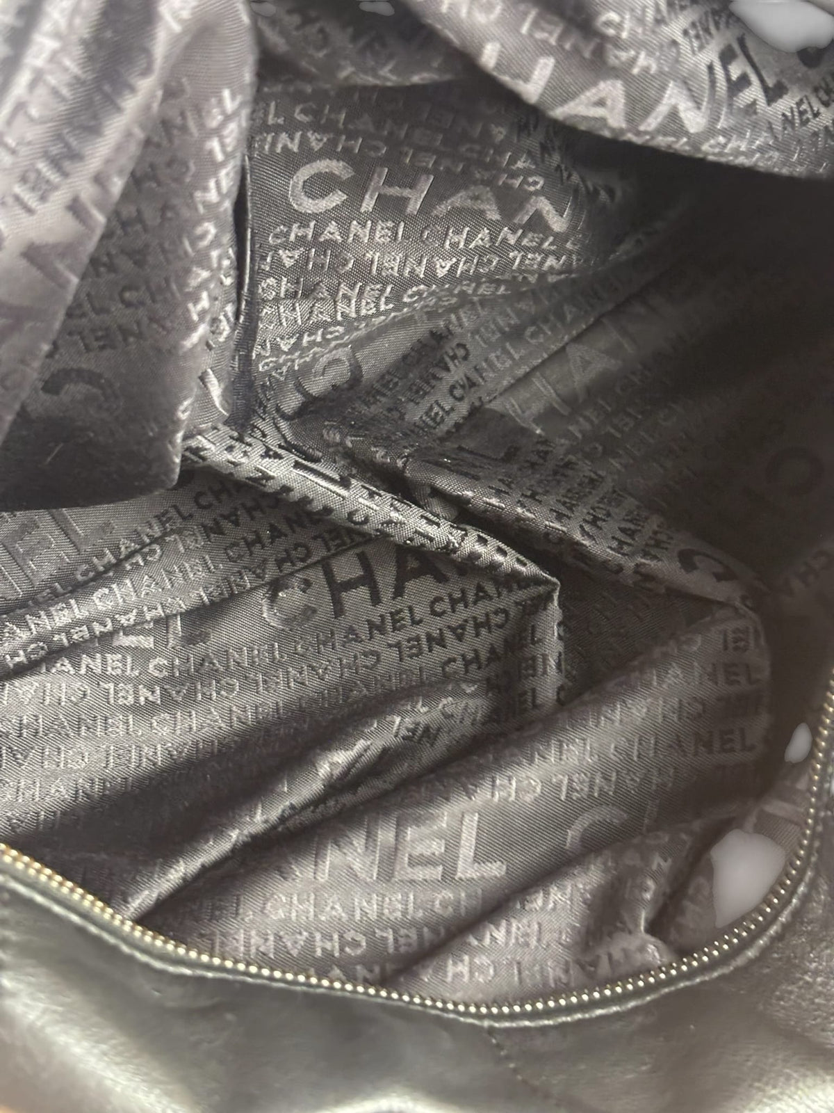 Chanel Black Wild Chocolate Bar Bowler Bag 2002