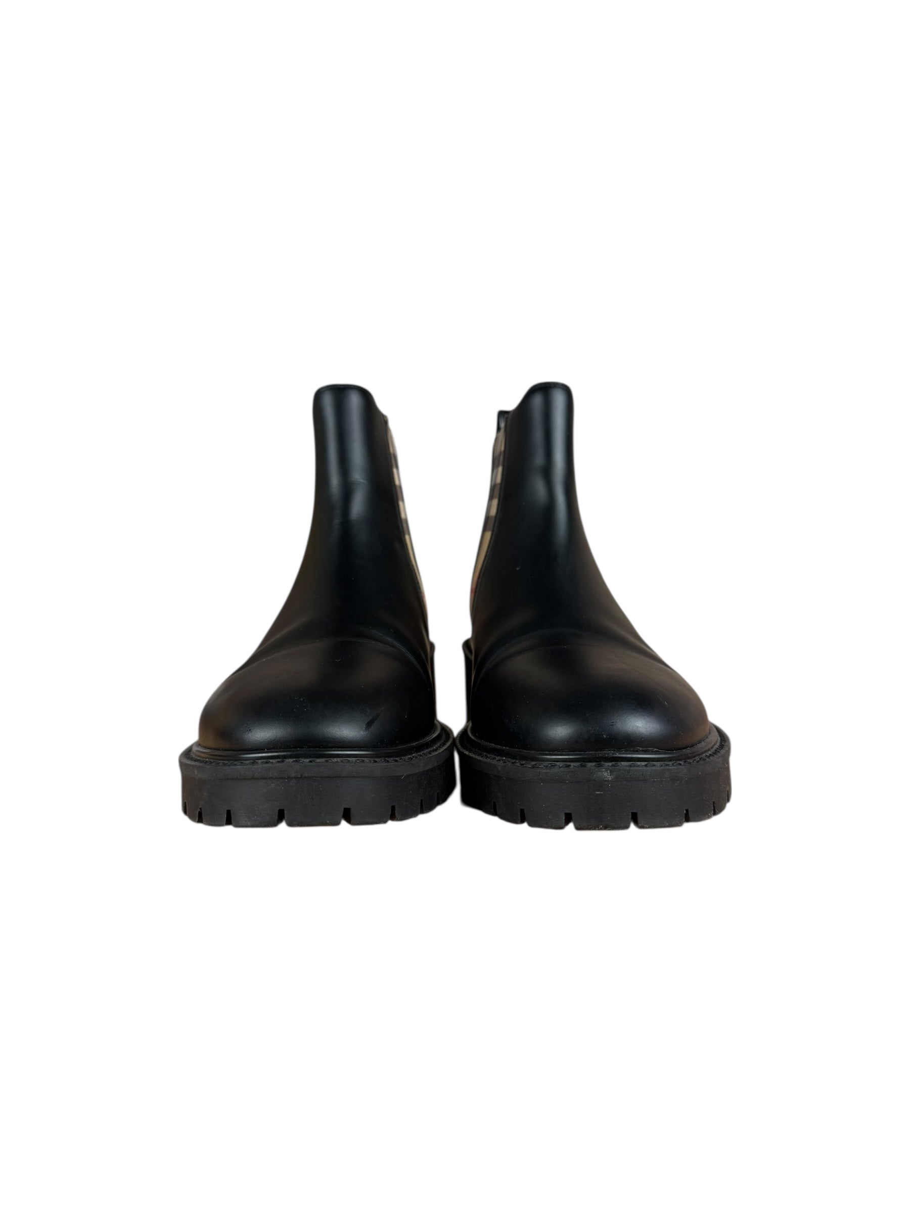 Burberry Nova Check Rubber Boots