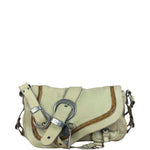 Christian Dior Vintage Beige Marrakech Medium Shoulder Bag
