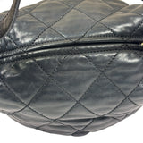 Chanel Black Quilted Lambskin Cloudy Bundle Hobo 2005