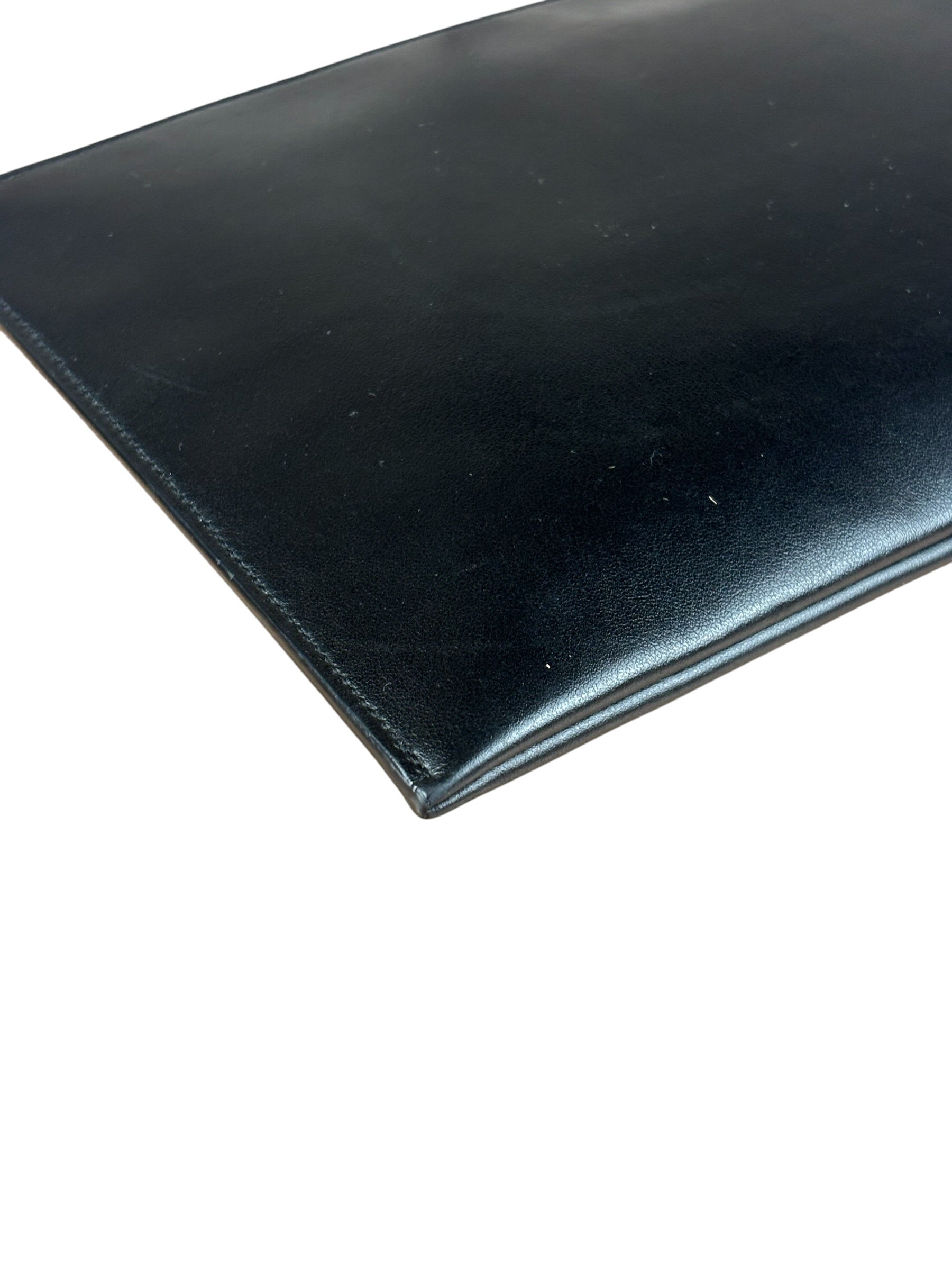 Saint Laurent Black Leather Patchwork Pouch