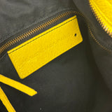 Balenciaga Yellow Leather Classic City Bag