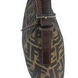 Fendi Leather Trim Zucca Pochette