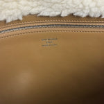 Balenciaga Rodeo Handbag Suede/Fleece Brown