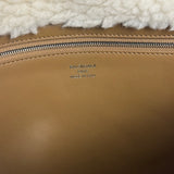 Balenciaga Rodeo Handbag Suede/Fleece Brown